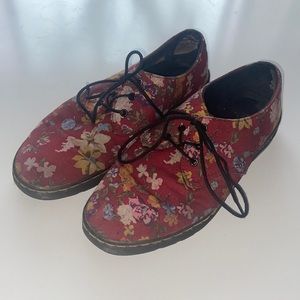 Doc Marten Floral Shoes